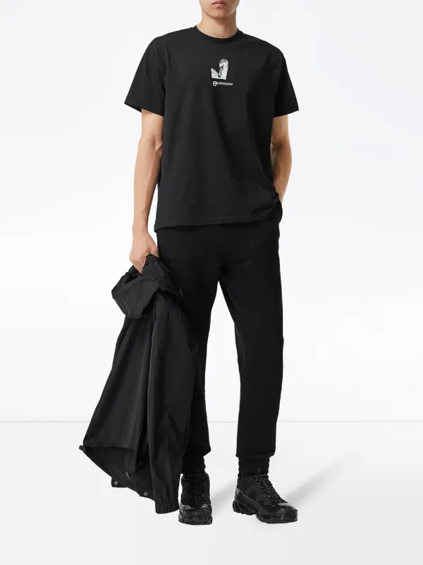 burberry swan t shirt
