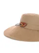 Chloé leather patch sun hat