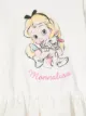 Monnalisa logo embroidered ruffle top