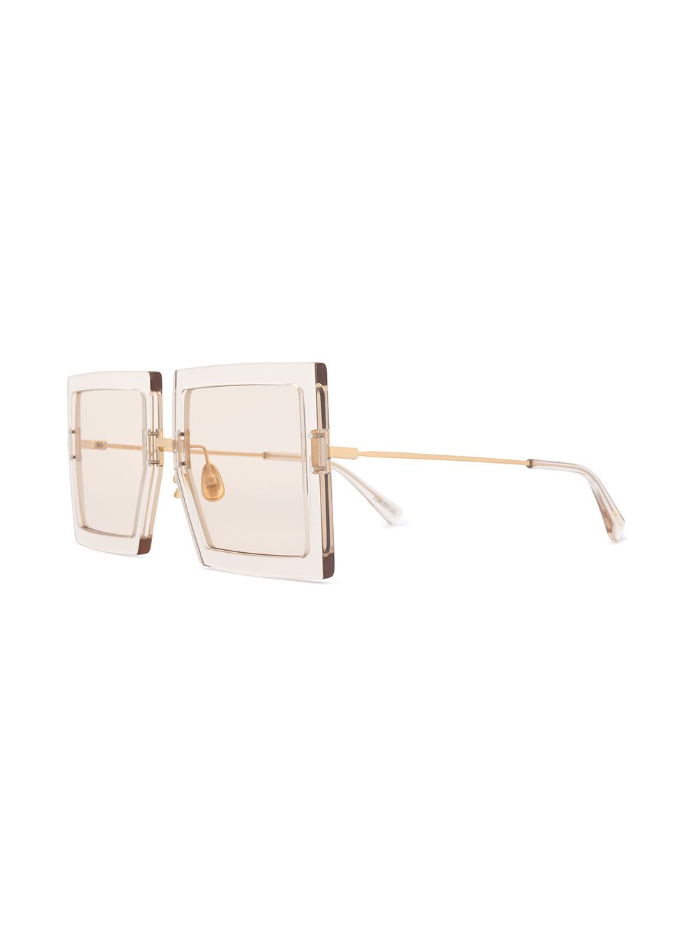 фото Jacquemus массивные солнцезащитные очки les lunettes carrées