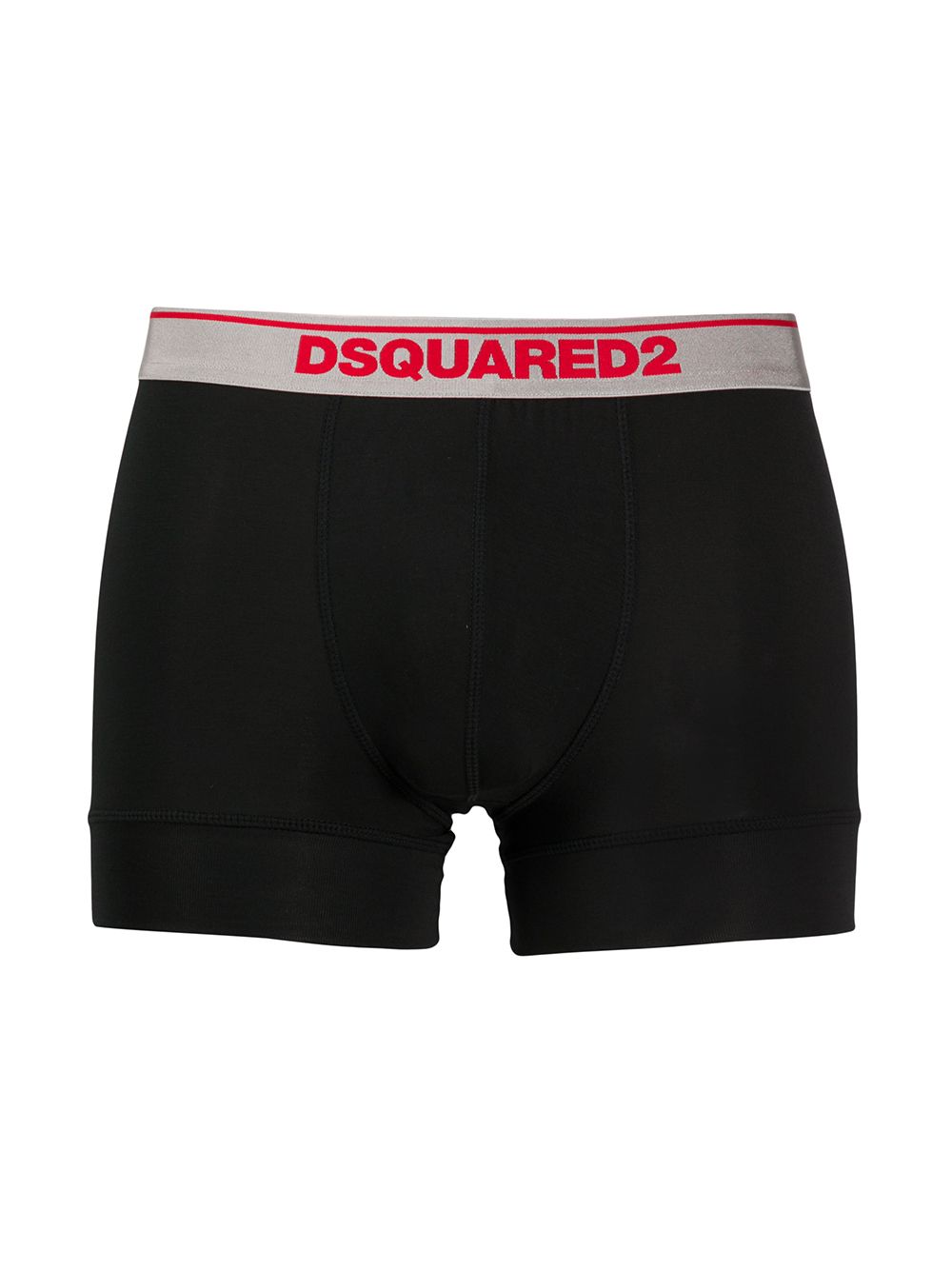 Dsquared2 Twee boxershorts met logo - Zwart