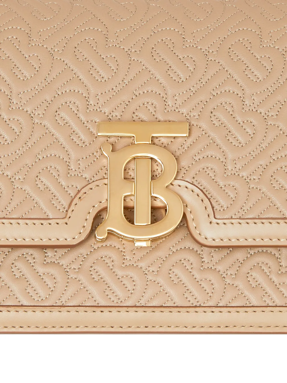 Burberry Quilted Monogram TB Bag Farfetch
