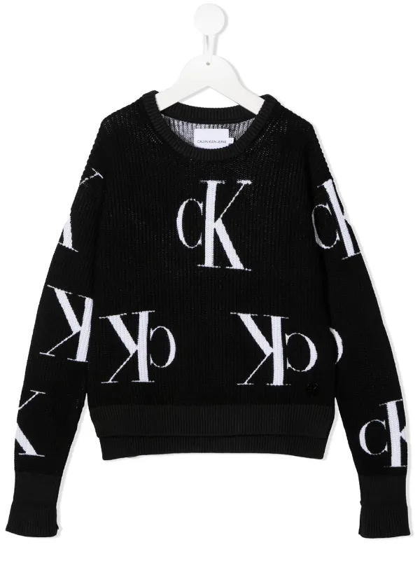 calvin klein logo jumper