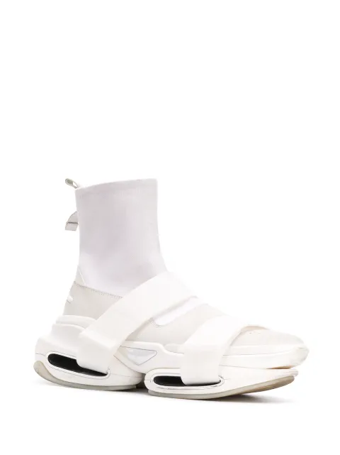 balmain white sneakers women's