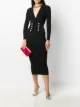 Image 2 of Balmain V-neck knitted midi dress
