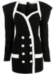 Image 1 of Balmain short butttoned crepe dress