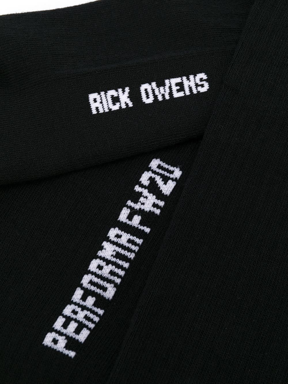 фото Rick owens высокие носки с логотипом