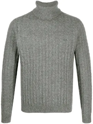 Maglione collo alto nero - SUN 68 - Pk by Paskal