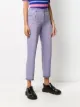 SJYP high-rise cropped washed jeans