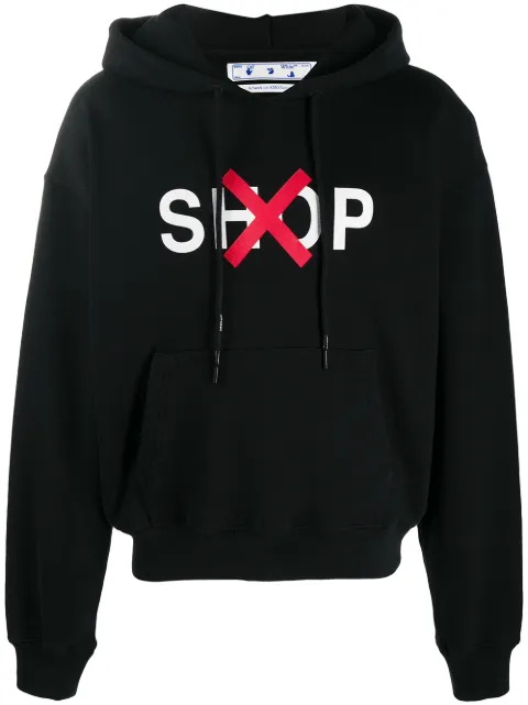 off white graphic hoodie