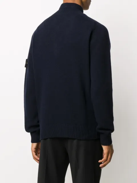 stone island mock neck jumper
