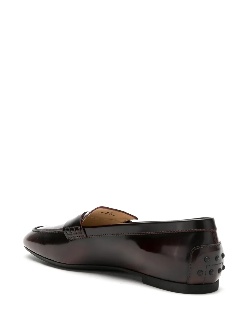 Tod's Tods Womens Bordeaux Loafer Bruin