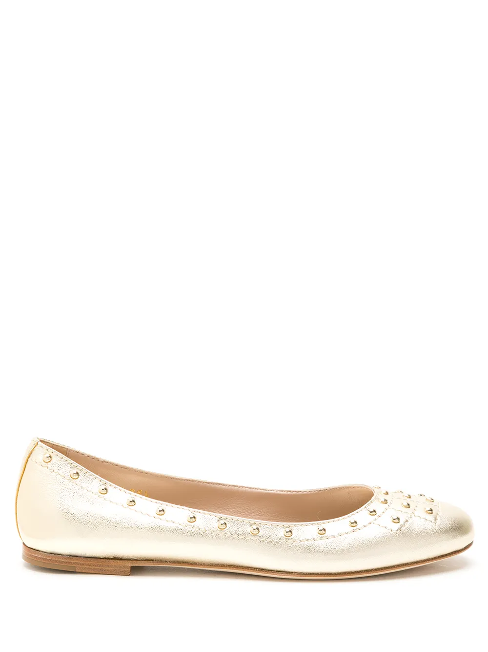 Tod's Ballerina's met studs Goud