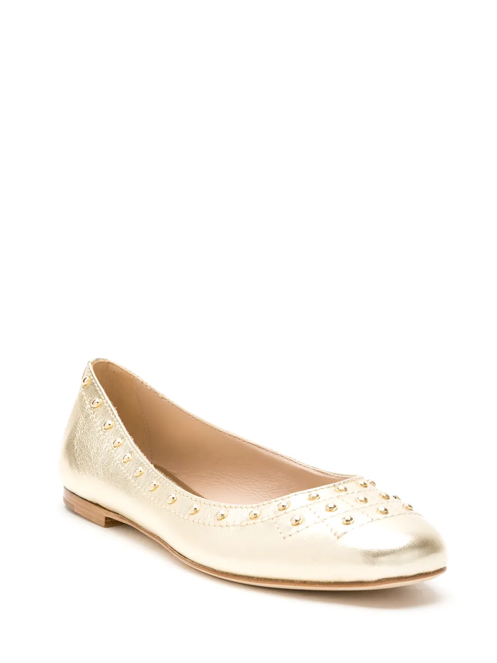 Tod's Ballerina's met studs Goud