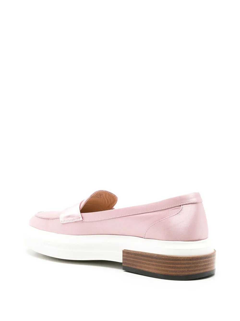 Tod's satin-finish effect loafers Pink