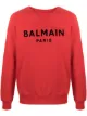 Image 1 of Balmain flocked logo sweatshirt