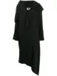Image 1 of MM6 Maison Margiela V-neck asymmetric dress
