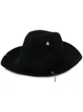 Ruslan Baginskiy embellished fedora hat - Black