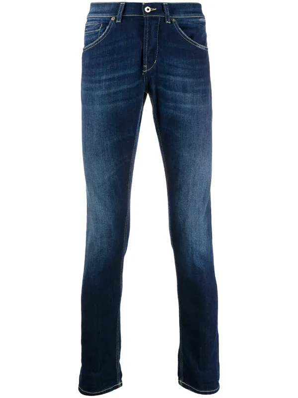 Shop DONDUP mid-rise slim-fit jeans with Express Delivery - FARFETCH