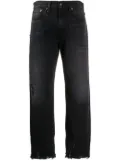 R13 cropped jeans - Black