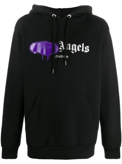 Palm angels hoodie spray paint Clearance