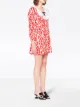 Miu Miu floral printed satin jacquard dress