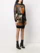 Balmain فستان بطبعة حصان وحزام