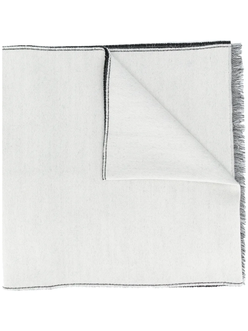 Click to view more detailed imagery on our partner's website Givenchy Two-tone Logo Scarf In Black