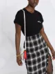 Balmain small flocked logo T-shirt