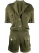 Image 1 of Balmain peak lapel knitted playsuit