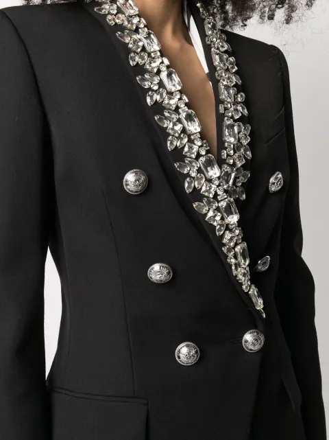 balmain blazerkleid