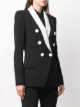 Balmain double-breasted cotton blazer