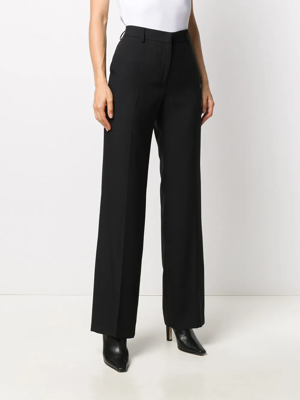 Alberta Ferretti High waist pantalon Zwart