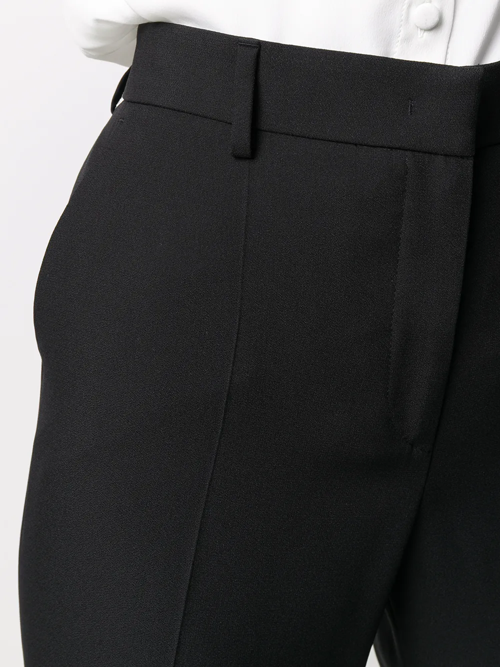 Alberta Ferretti High waist pantalon Zwart