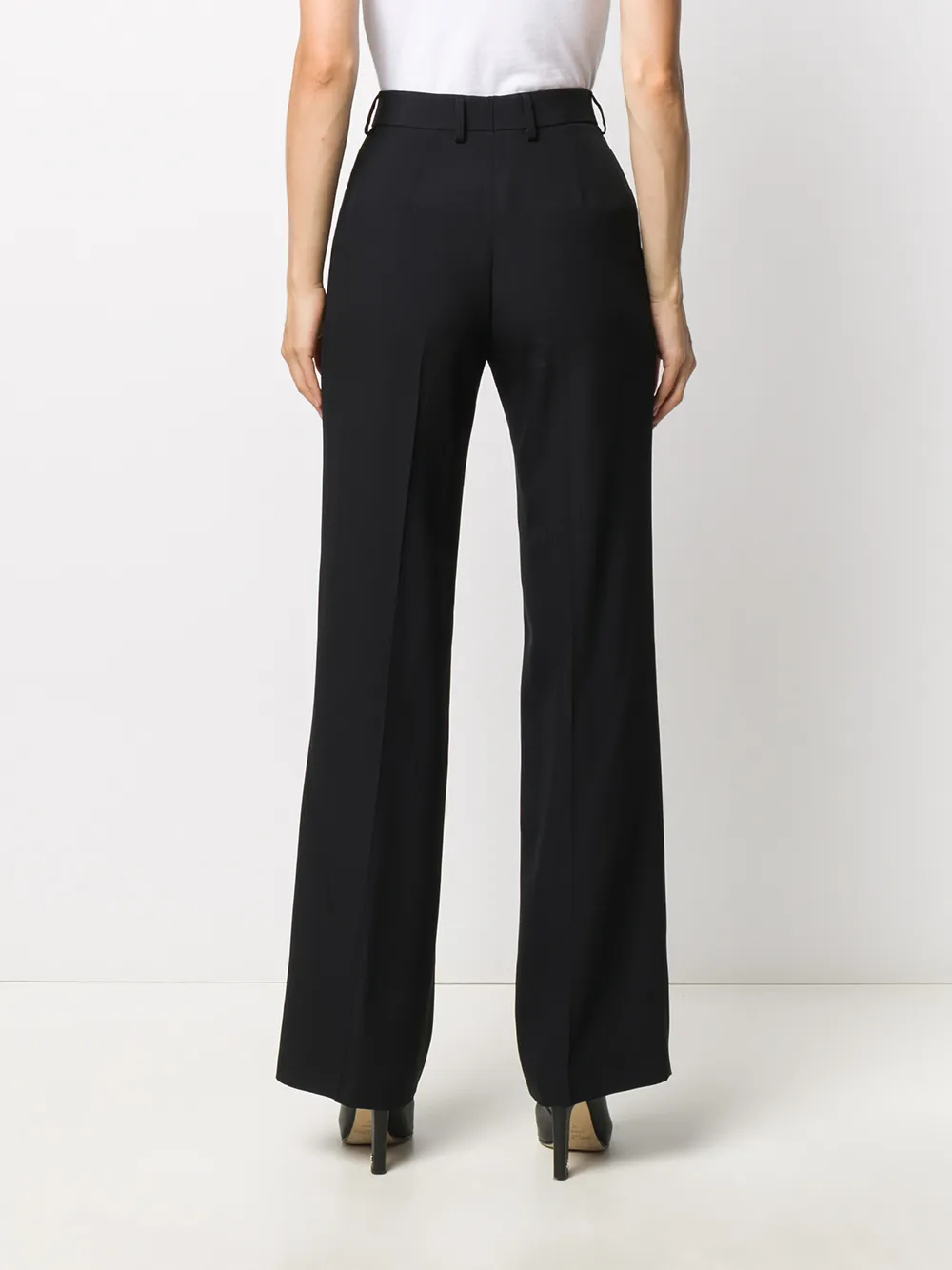 Alberta Ferretti High waist pantalon Zwart