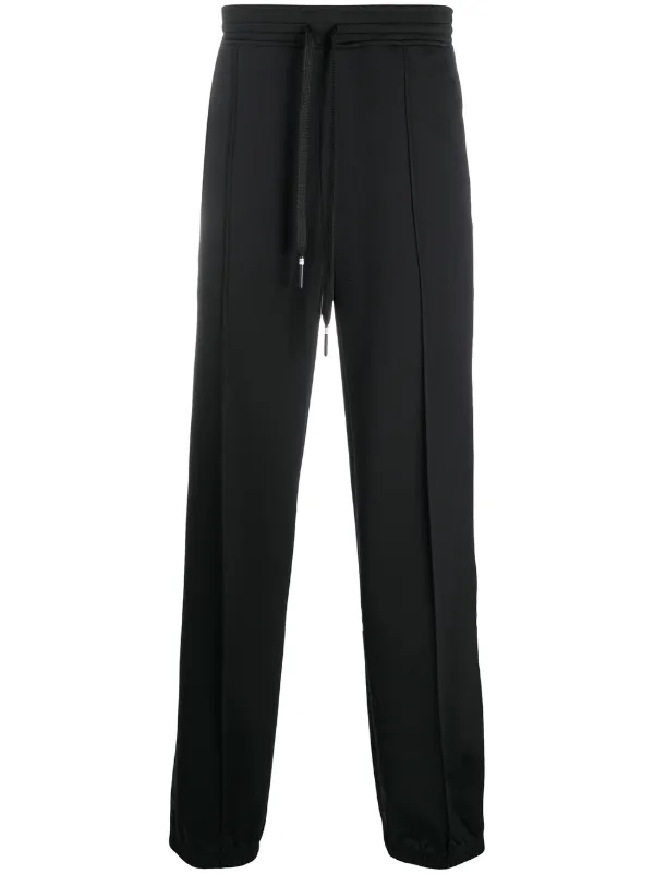 striped drawstring track pants