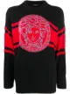 Image 1 of Versace Medusa intarsia wool jumper