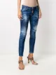 Dsquared2 Jennifer distressed cropped jeans