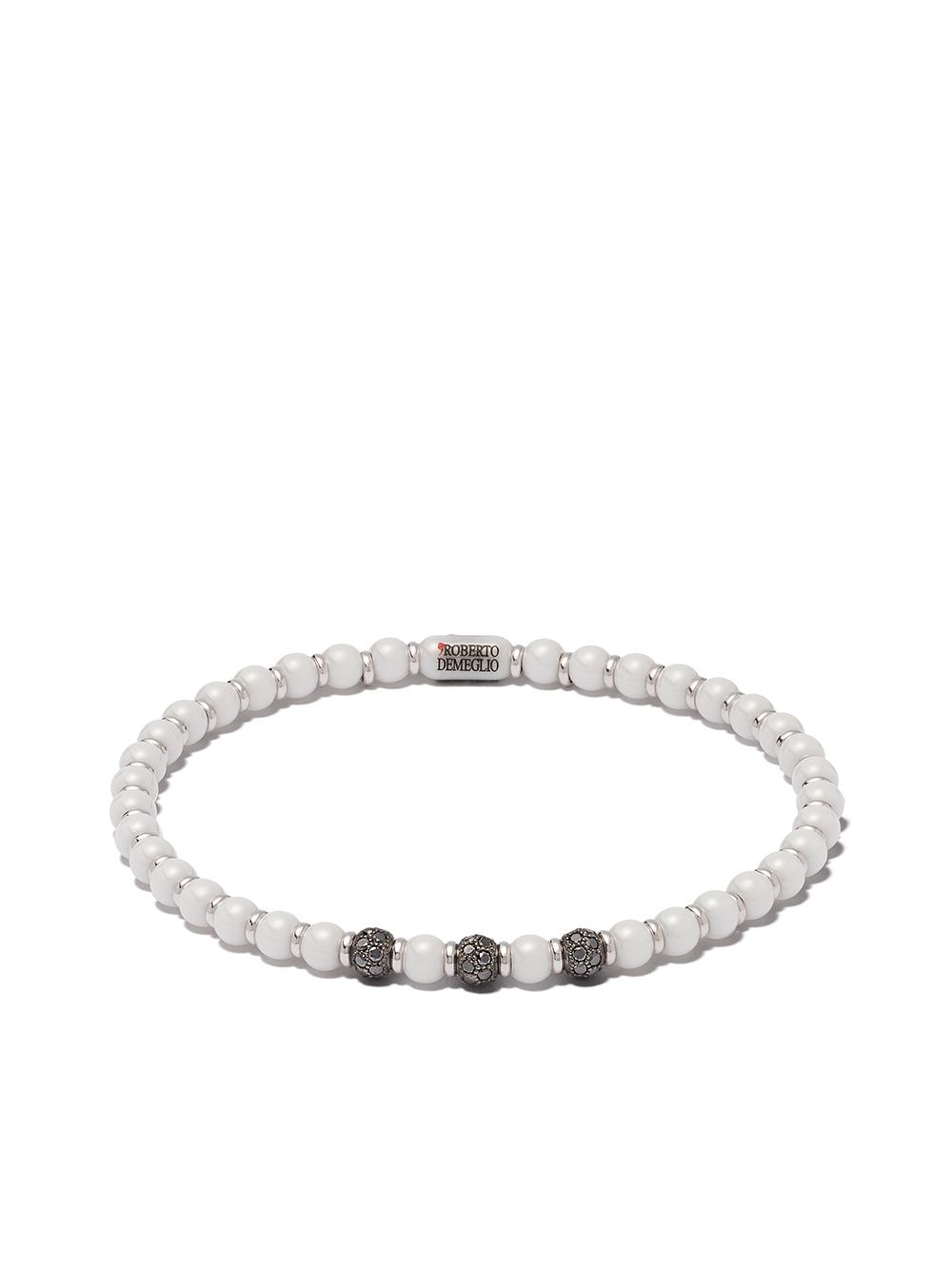 

Roberto Demeglio pulsera Sfera en oro blanco de 18kt con diamantes - Plateado