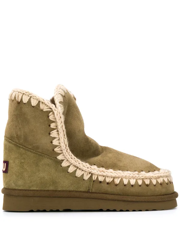 sheepskin ankle boots