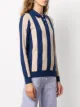 Alexa Chung striped polo jumper