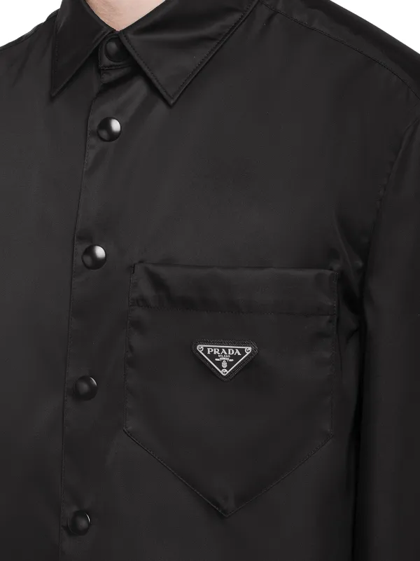 Prada Re-Nylon triangle-logo Shirt - Farfetch