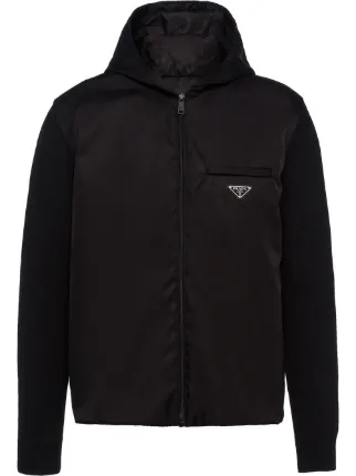 prada zip up sweater