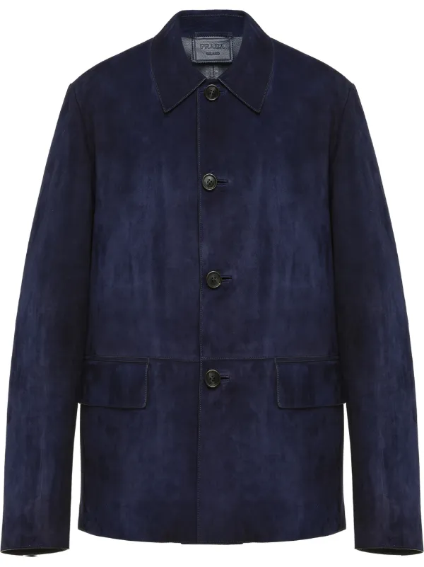 Prada suede jacket - FARFETCH