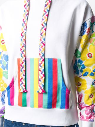 Rainbow Floral Sleeve hoodie展示图