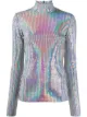 Image 1 of MSGM iridescent roll neck top