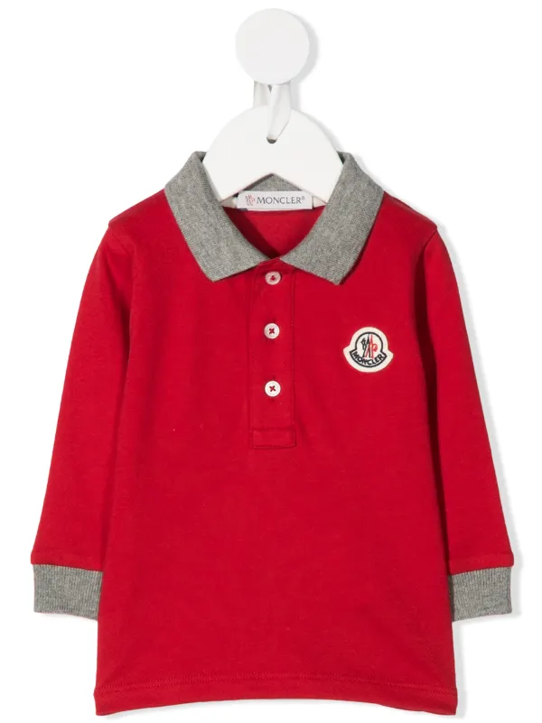 moncler polo red