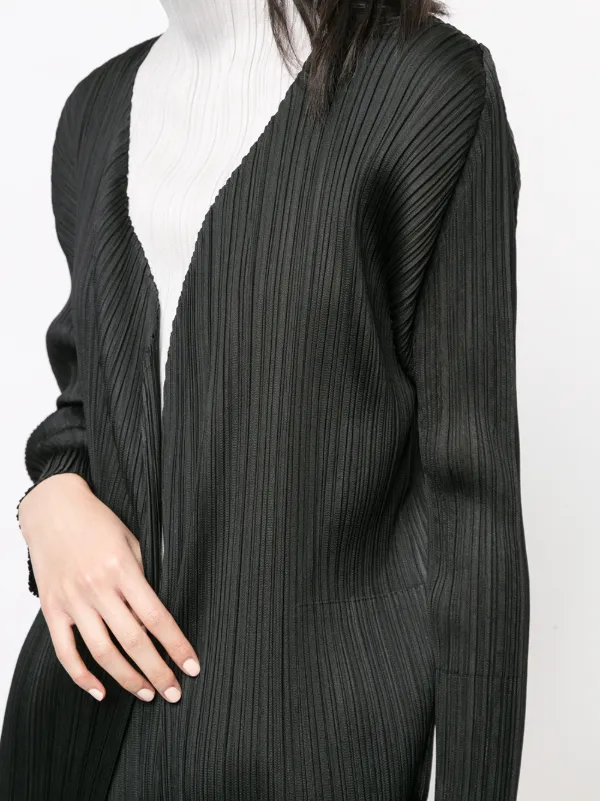 pleats please issey miyake cardigan