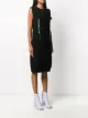 Maison Margiela فستان ملفوف مزين بخيوط