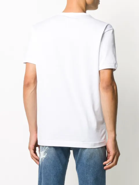 Dolce Gabbana Logo Crew Neck T Shirt Farfetch